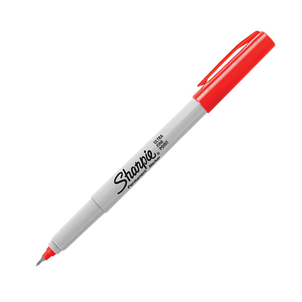 Sharpie Permanent Marking Pen, Ultra-Fine, Red