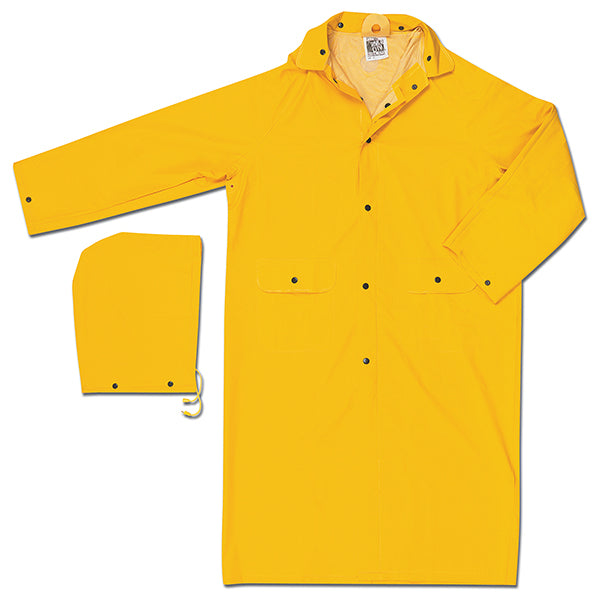 MCR Safety Classic 2-Piece Raincoat, X-Large, Yellow