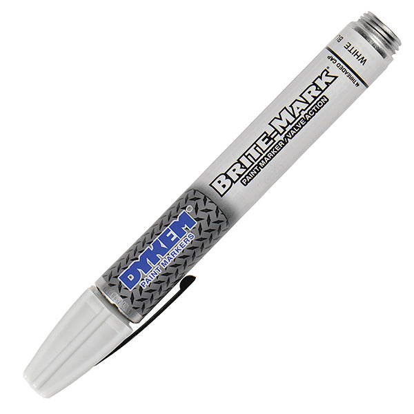 ITW ProBrands Brite-Mark 40 Medium Tip Permanent Paint Markers, White