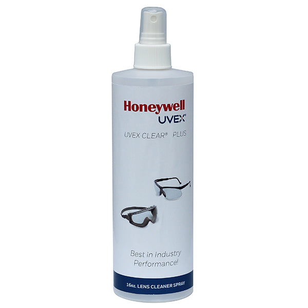 Honeywell Uvex Clear Plus Lens Cleaner Solution, 16 oz