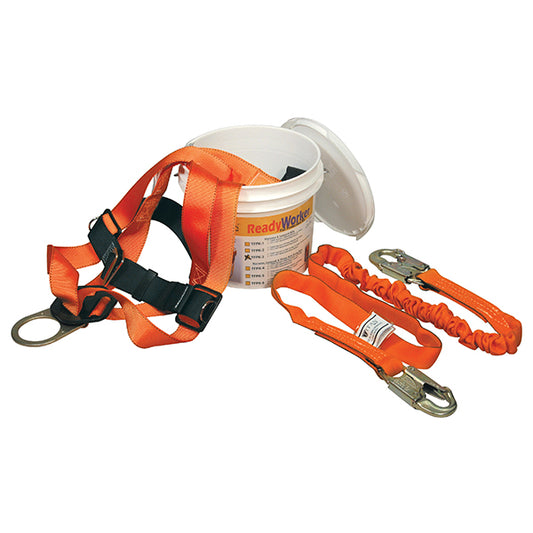 Honeywell Miller Titan ReadyWorker Fall Protection Kit, Universal, Orange