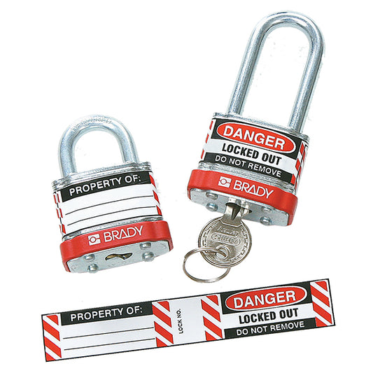 Brady Padlock Lockout Labels