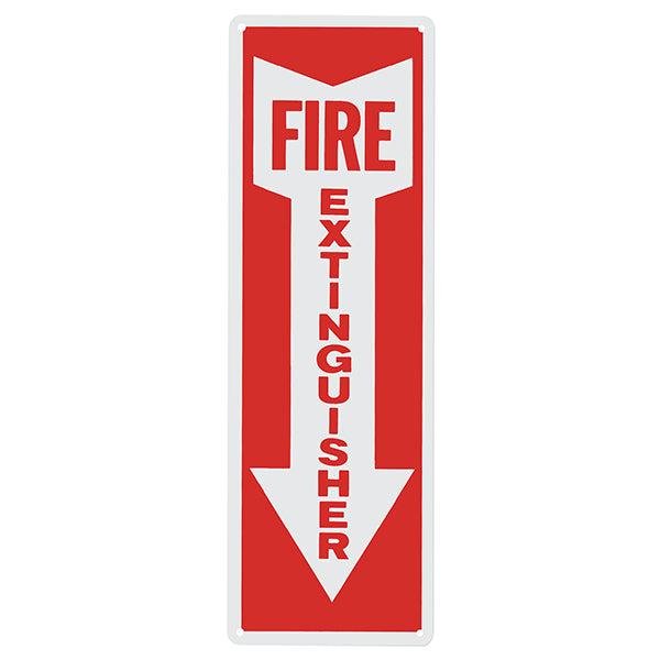 Brady “Fire Extinguisher” with Arrow Aluminum Sign