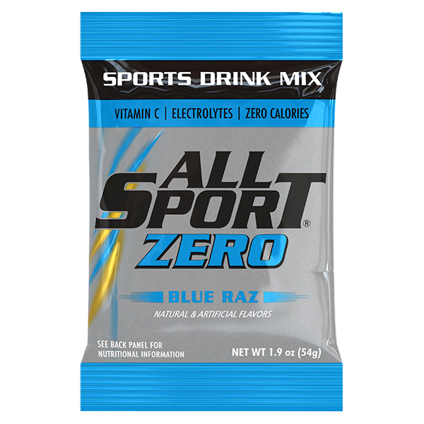 All Sport® Zero Powder Pouches, Blue Raz, 30/Case