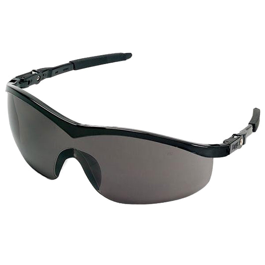 MCR Safety ST1 Series Eyewear, Black Frame, Gray, Anti-Fog Lens