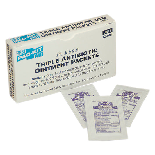 Triple Antibiotic Ointment (Unitized Refill), 12/Box