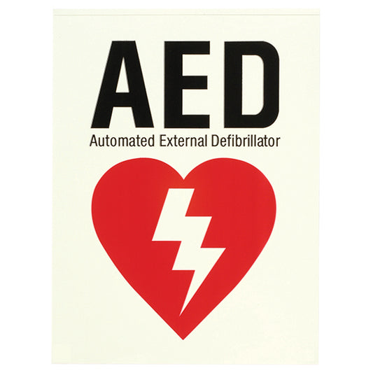Glow-In-The-Dark AED Sign