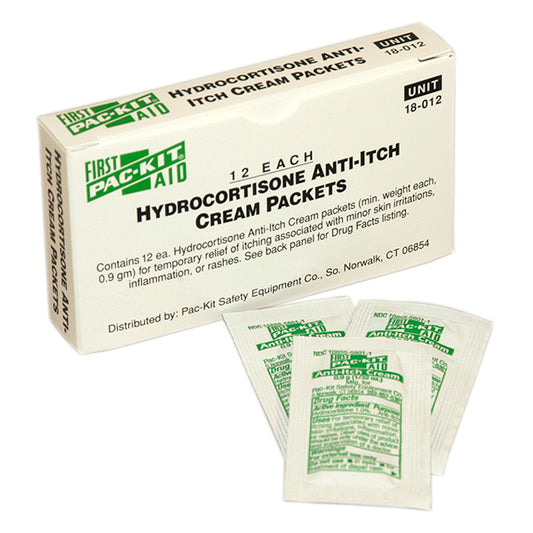 Hydrocortisone Anti-Itch Cream (Unitized Refill), 0.9 g, 12/Box