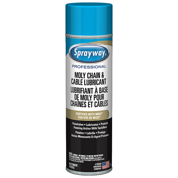 Sprayway M1 Moly Chain and Cable Lubricant