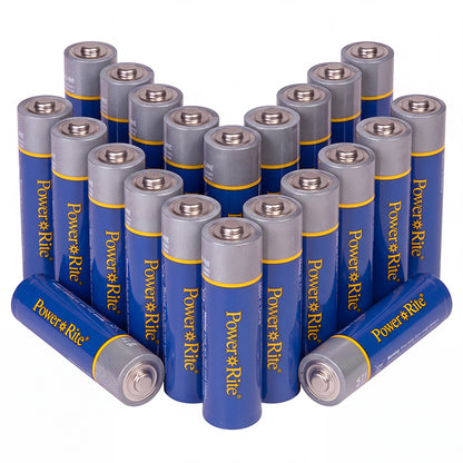 Power Rite® AA Alkaline Batteries, 24/Pkg