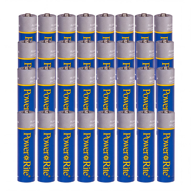 Power Rite® AAA Alkaline Batteries, 32/Pkg