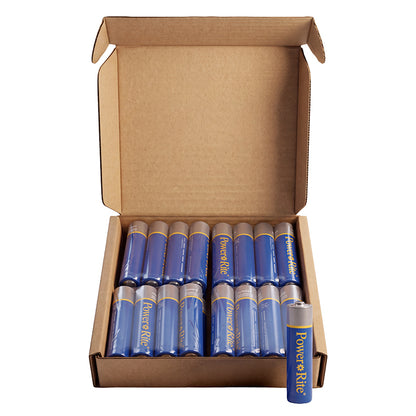 Power Rite® AAA Alkaline Batteries, 32/Pkg