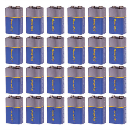 Power Rite® 9V Alkaline Batteries, 24/Pkg
