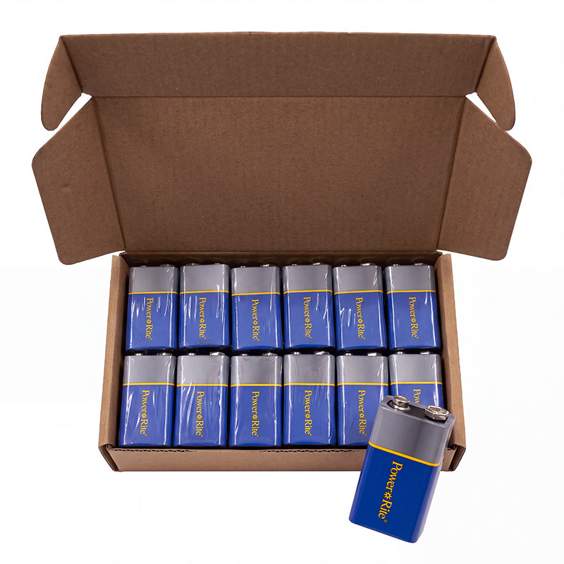 Power Rite® 9V Alkaline Batteries, 24/Pkg
