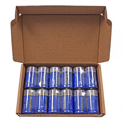 Power Rite® D Alkaline Batteries, 12/Pkg