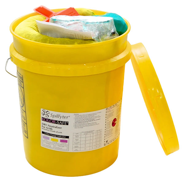 FyterTech Spilfyter Grab & Go Dry Acid Neutralizer Spill Kit