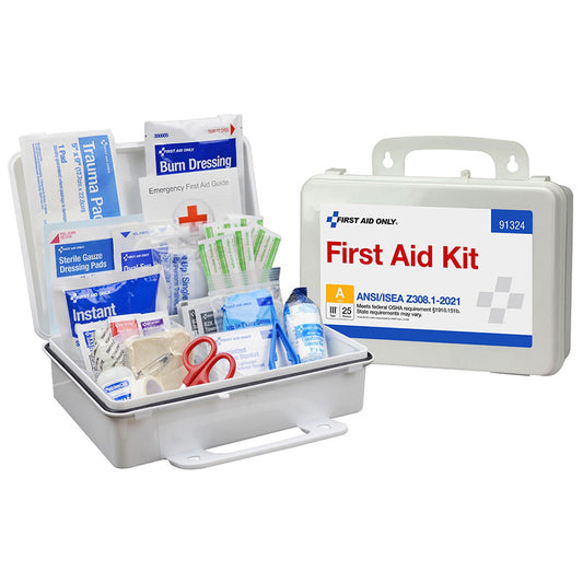 First Aid Only ANSI A First Aid Kit, 25 Person, Plastic Case