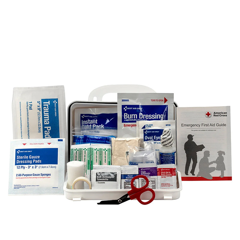 First Aid Only ANSI A First Aid Kit, 10 Person, Plastic Case
