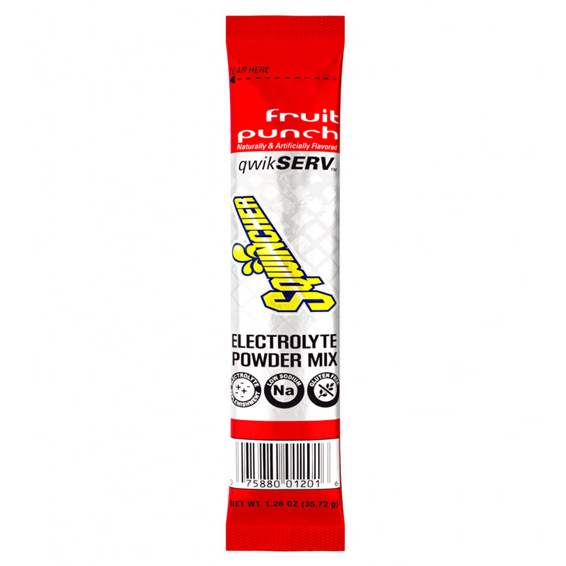Sqwincher QwikServ Electrolyte Drink Mix Sticks, Fruit Punch Flavor, 100/Case