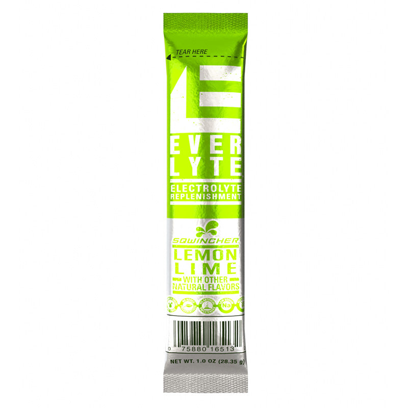 Sqwincher EverLyte Electrolyte Drink Mix Sticks, Lemon-Lime Flavor, 20 oz Yield, 1 oz Packet, 100/Case