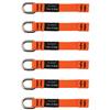 Ergodyne® Squids® 3700 Web Tool Tails, Medium, 4 1/2", Orange, 6/Pkg Ergodyne® Squids® 3700 Web Tool Tails, Medium, 4 1/2", Orange, 6/Pkg