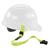 Ergodyne® Squids® 3155 Hard Hat Elastic Lanyard, Clamp, Hi-Vis Lime, 1/Each Ergodyne® Squids® 3155 Hard Hat Elastic Lanyard, Clamp, Hi-Vis Lime, 1/Each