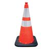 Enviro-Cone® Traffic Cone, 28" w/ 6" Reflective Collar, 7 lb, Orange/Black, 1/Each Enviro-Cone® Traffic Cone, 28" w/ 6" Reflective Collar, 7 lb, Orange/Black, 1/Each