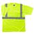 Ergodyne® GloWear® 8289 Type R Class 2 T-Shirt, 3X-Large, Lime, 1/Each Ergodyne® GloWear® 8289 Type R Class 2 T-Shirt, 3X-Large, Lime, 1/Each