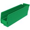 Akro-Mils® Shelf Bin, 11 5/8"L x 4"H x 2 3/4"W, Green, 1/Each Akro-Mils® Shelf Bin, 11 5/8"L x 4"H x 2 3/4"W, Green, 1/Each