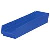 Akro-Mils® Shelf Bin, 23 5/8"L x 4"H x 6 5/8"W, Blue, 1/Each Akro-Mils® Shelf Bin, 23 5/8"L x 4"H x 6 5/8"W, Blue, 1/Each