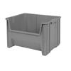 Akro-Mils® Stak-N-Store Bin, 15 1/4"L x 12 7/16"H x 19 7/8"W, Gray, 1/Each Akro-Mils® Stak-N-Store Bin, 15 1/4"L x 12 7/16"H x 19 7/8"W, Gray, 1/Each