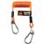 Ergodyne® Squids® 3130M Coiled Cable Lanyards, 7" (Coiled), 50" (Extended), 5 lb, Orange, 1/Each Ergodyne® Squids® 3130M Coiled Cable Lanyards, 7" (Coiled), 50" (Extended), 5 lb, Orange, 1/Each