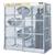 Justrite® Pressurized Gas Cylinder Locker, Vertical/Horizontal, 60"H x 65"W x 32"D, Gray, 1/Each Justrite® Pressurized Gas Cylinder Locker, Vertical/Horizontal, 60"H x 65"W x 32"D, Gray, 1/Each