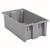 Akro-Mils® Nest & Stack Tote, 18"L x 6"H x 11"W, Gray, 1/Each Akro-Mils® Nest & Stack Tote, 18"L x 6"H x 11"W, Gray, 1/Each