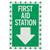 “First Aid” Vinyl Sign “First Aid” Vinyl Sign
