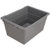 Akro-Mils® Akro-Tub Cross-Stack Container, 23 3/4"L x 12"H x 17 1/4"W, Gray, 1/Each Akro-Mils® Akro-Tub Cross-Stack Container, 23 3/4"L x 12"H x 17 1/4"W, Gray, 1/Each