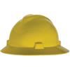 MSA V-Gard® Slotted Hat w/ Fas-Trac® Suspension, Yellow, 1/Each MSA V-Gard® Slotted Hat w/ Fas-Trac® Suspension, Yellow, 1/Each