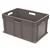 Akro-Mils® Straight Wall Container, Solid Sides & Base, 23 3/4"L x 12 1/4"H x 15 3/4"W, Gray, 1/Each Akro-Mils® Straight Wall Container, Solid Sides & Base, 23 3/4"L x 12 1/4"H x 15 3/4"W, Gray, 1/Each