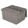 Akro-Mils® Attached Lid Container, 17 gal, 24"L x 12 1/2"H x 19 1/2"W, Gray, 1/Each Akro-Mils® Attached Lid Container, 17 gal, 24"L x 12 1/2"H x 19 1/2"W, Gray, 1/Each