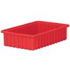 Akro-Mils® Akro-Grid Dividable Grid Container, 16 1/2"L x 4"H x 10 7/8"W, Red, 1/Each Akro-Mils® Akro-Grid Dividable Grid Container, 16 1/2"L x 4"H x 10 7/8"W, Red, 1/Each