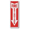 Brady® “Fire Extinguisher” w/ Arrow Aluminum Sign Brady® “Fire Extinguisher” w/ Arrow Aluminum Sign