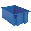 Akro-Mils® Nest & Stack Tote, 19 1/2"L x 10"H x 15 1/2"W, Blue, 1/Each Akro-Mils® Nest & Stack Tote, 19 1/2"L x 10"H x 15 1/2"W, Blue, 1/Each