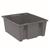 Akro-Mils® Nest & Stack Tote, 23 1/2"L x 10"H x 19 1/2"W, Gray, 1/Each Akro-Mils® Nest & Stack Tote, 23 1/2"L x 10"H x 19 1/2"W, Gray, 1/Each