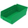 Akro-Mils® Shelf Bin, 11 5/8"L x 4"H x 6 5/8"W, Green, 1/Each Akro-Mils® Shelf Bin, 11 5/8"L x 4"H x 6 5/8"W, Green, 1/Each