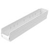 Akro-Mils® Shelf Bin, 23 5/8"L x 4"H x 4 1/8"W, White, 1/Each Akro-Mils® Shelf Bin, 23 5/8"L x 4"H x 4 1/8"W, White, 1/Each