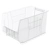 Akro-Mils® AkroBins® Super-Size Storage Bin, 20"L x 12"H x 12 3/8"W, Clear, 1/Each Akro-Mils® AkroBins® Super-Size Storage Bin, 20"L x 12"H x 12 3/8"W, Clear, 1/Each