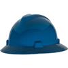MSA V-Gard® Slotted Hat w/ Fas-Trac® Suspension, Blue, 1/Each MSA V-Gard® Slotted Hat w/ Fas-Trac® Suspension, Blue, 1/Each