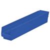 Akro-Mils® Shelf Bin, 23 5/8"L x 4"H x 4 1/8"W, Blue, 1/Each Akro-Mils® Shelf Bin, 23 5/8"L x 4"H x 4 1/8"W, Blue, 1/Each