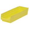 Akro-Mils® Shelf Bin, 17 7/8"L x 4"H x 6 5/8"W, Yellow, 1/Each Akro-Mils® Shelf Bin, 17 7/8"L x 4"H x 6 5/8"W, Yellow, 1/Each
