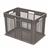 Akro-Mils® Straight Wall Container, Mesh Sides & Solid Base, 23 3/4"L x 16 1/8"H x 15 3/4"W, Gray, 1/Each Akro-Mils® Straight Wall Container, Mesh Sides & Solid Base, 23 3/4"L x 16 1/8"H x 15 3/4"W, Gray, 1/Each